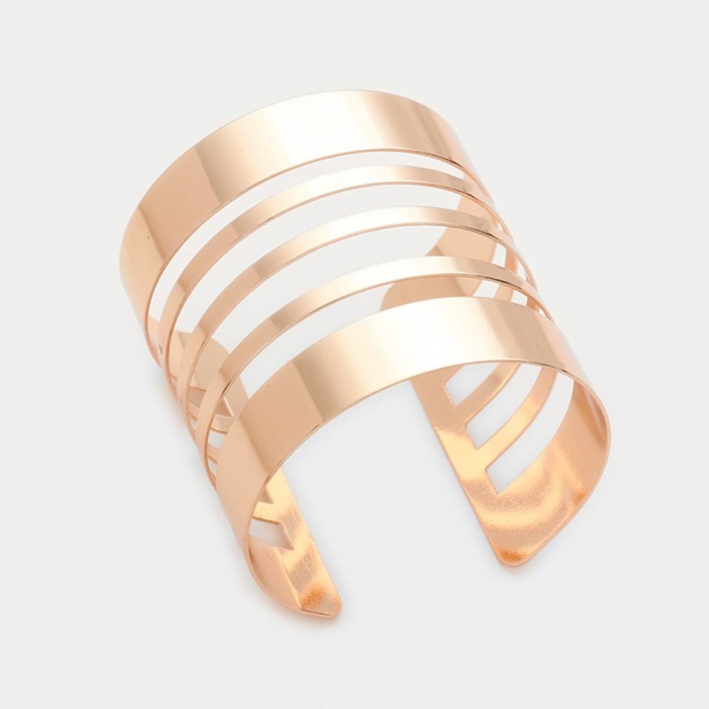 CUT OUT CAGE CUFF BRACELET